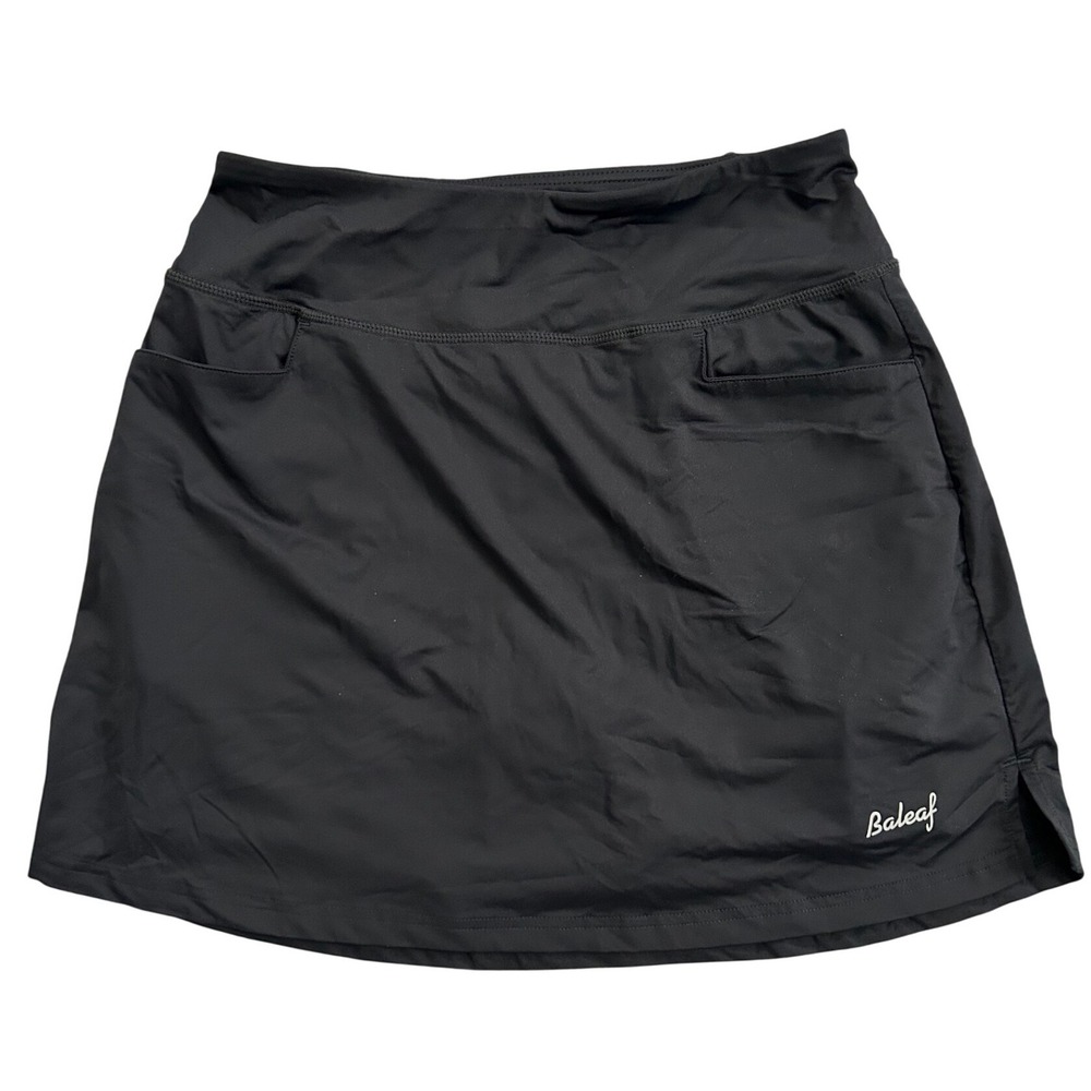 Baleaf Women's‎ Black Athletic Skirt Lightweight Tennis Golf Skort Size S